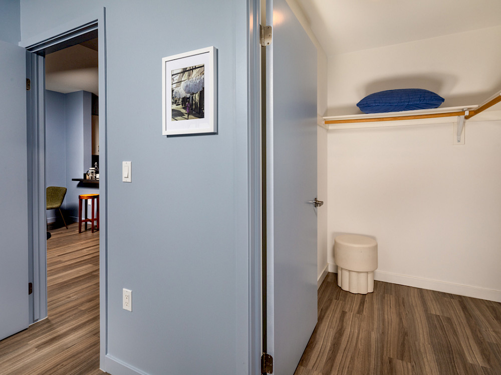 One Bed Master Bedroom Closet