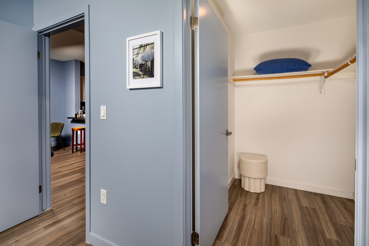 One Bedroom Master Closet